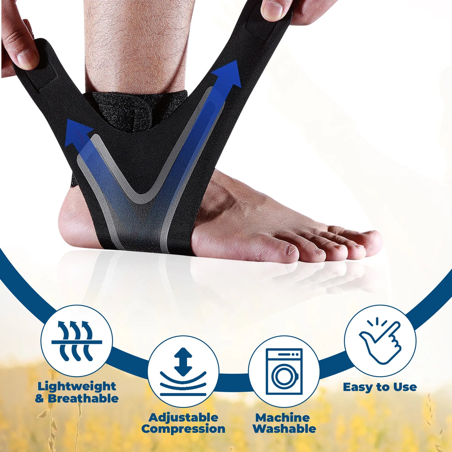 Plantar X Wrap: Secure, Comfortable Stride