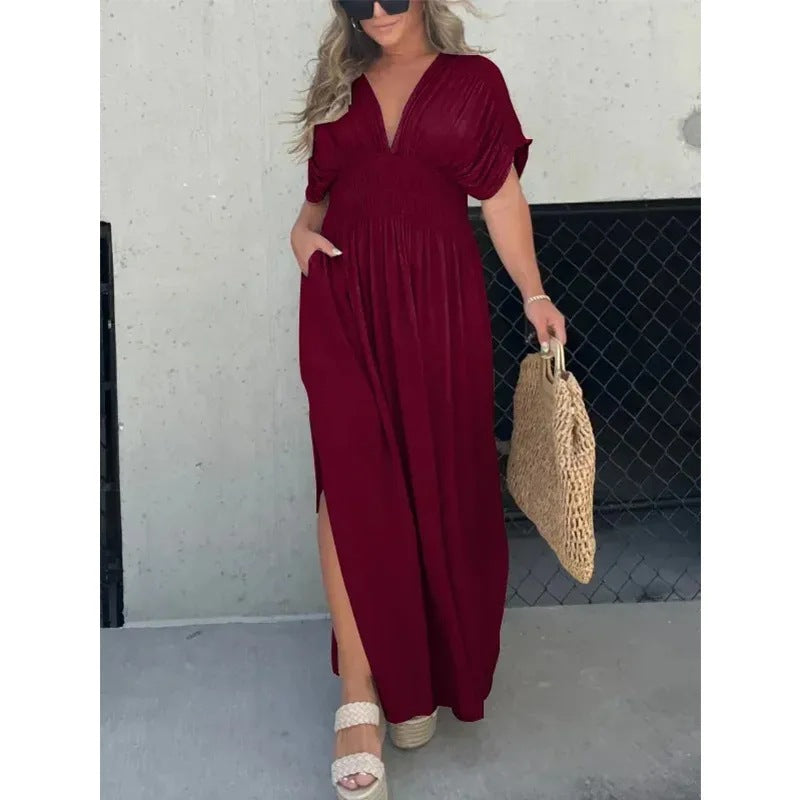 V-Neck Maxi Dress