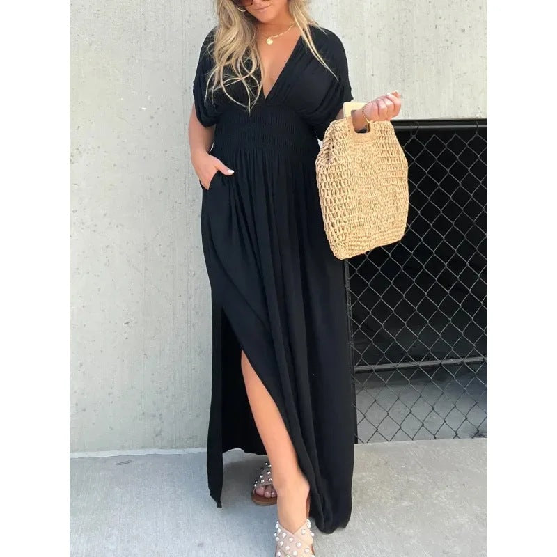 V-Neck Maxi Dress